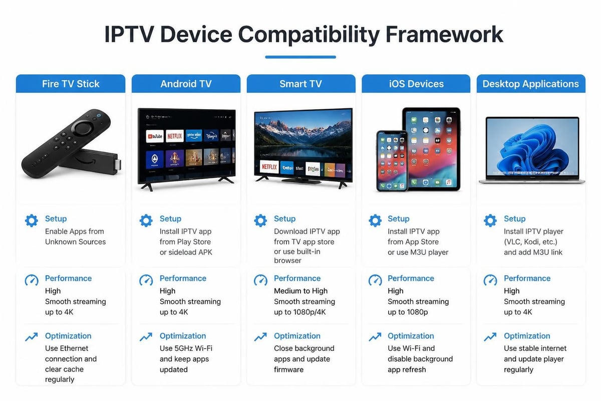 Device compatibility matrix