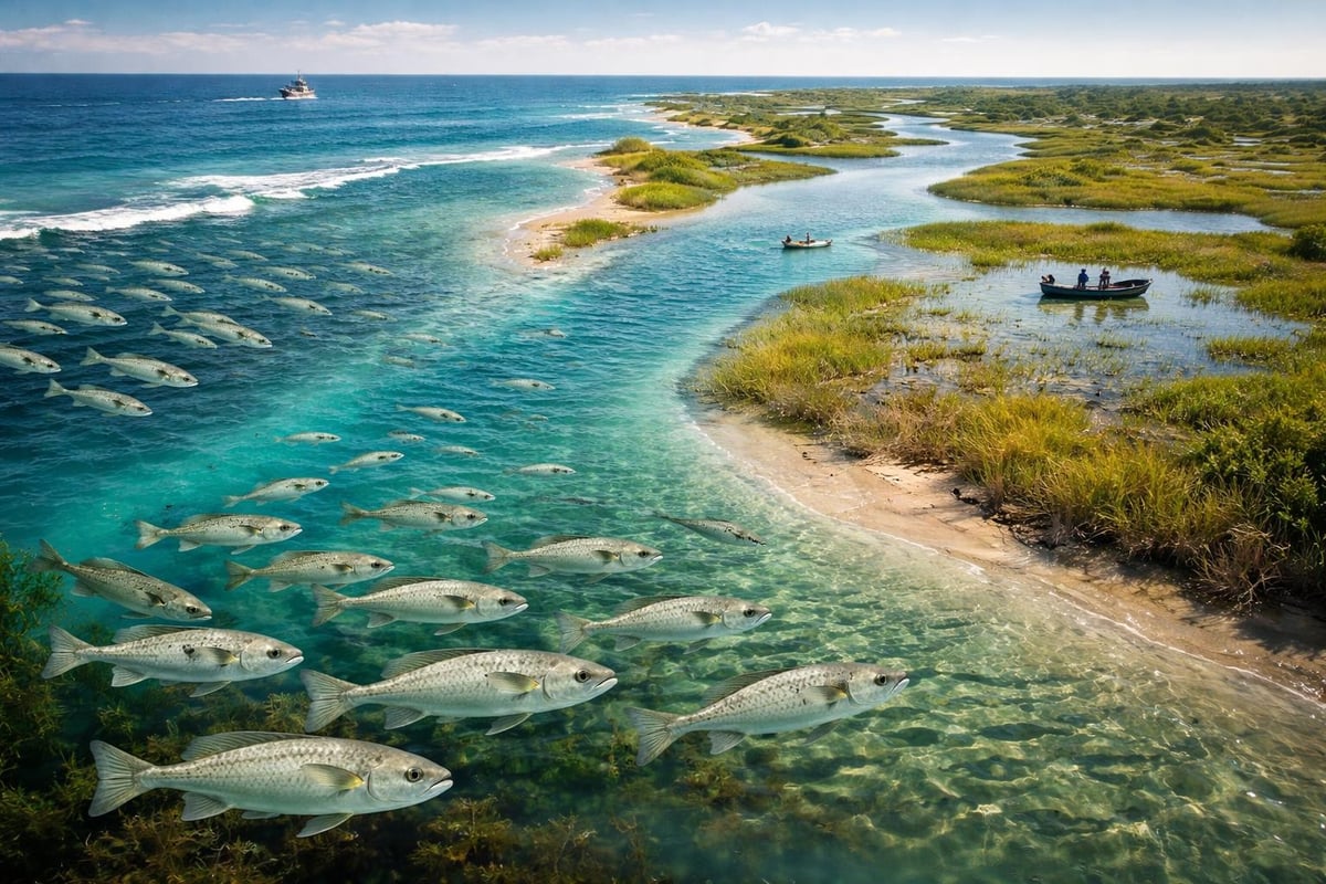 Spot fish seasonal patterns