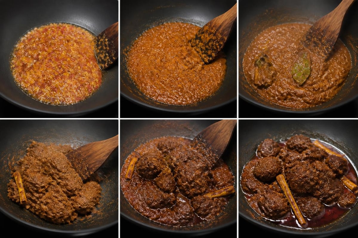 Langkah memasak dengan bumbu instan
