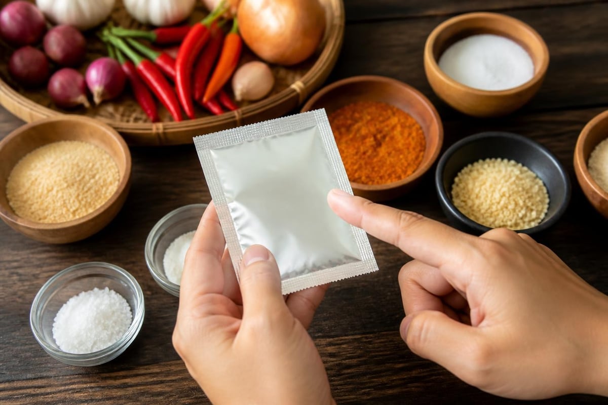Cara membaca label bumbu instan