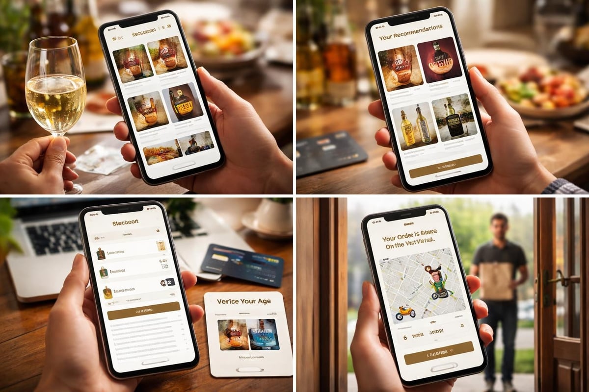 Customer journey in alcohol delivery