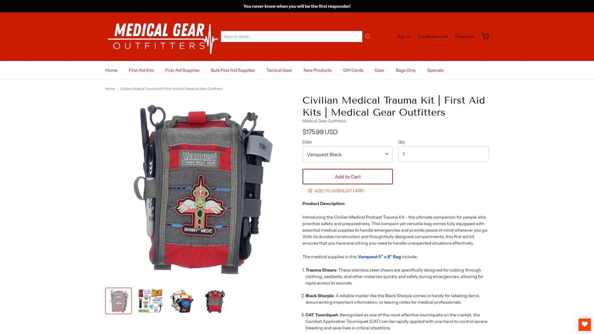 9 Essential Trauma Packs for Emergency Preparedness 2026 - Medical Gear Outfitters Civilian Medical Trauma Kit