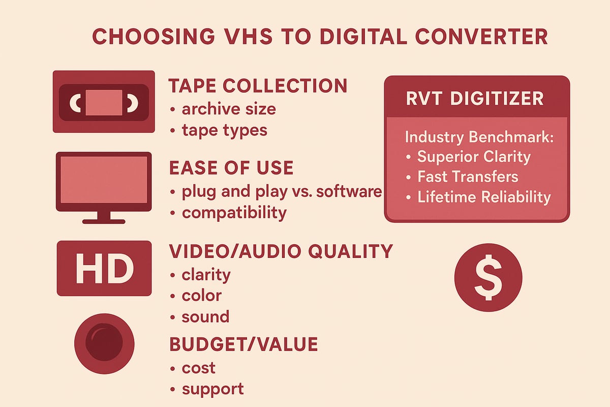 How to Choose the Right VHS to Digital Converter for Your Needs
