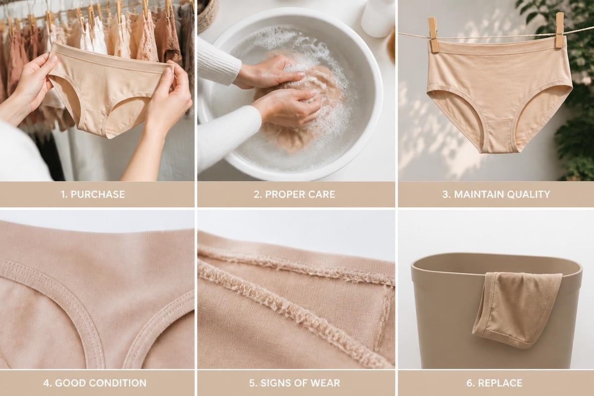 Brief underwear lifecycle