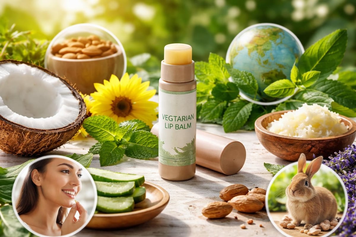Benefits of vegetarian lip care