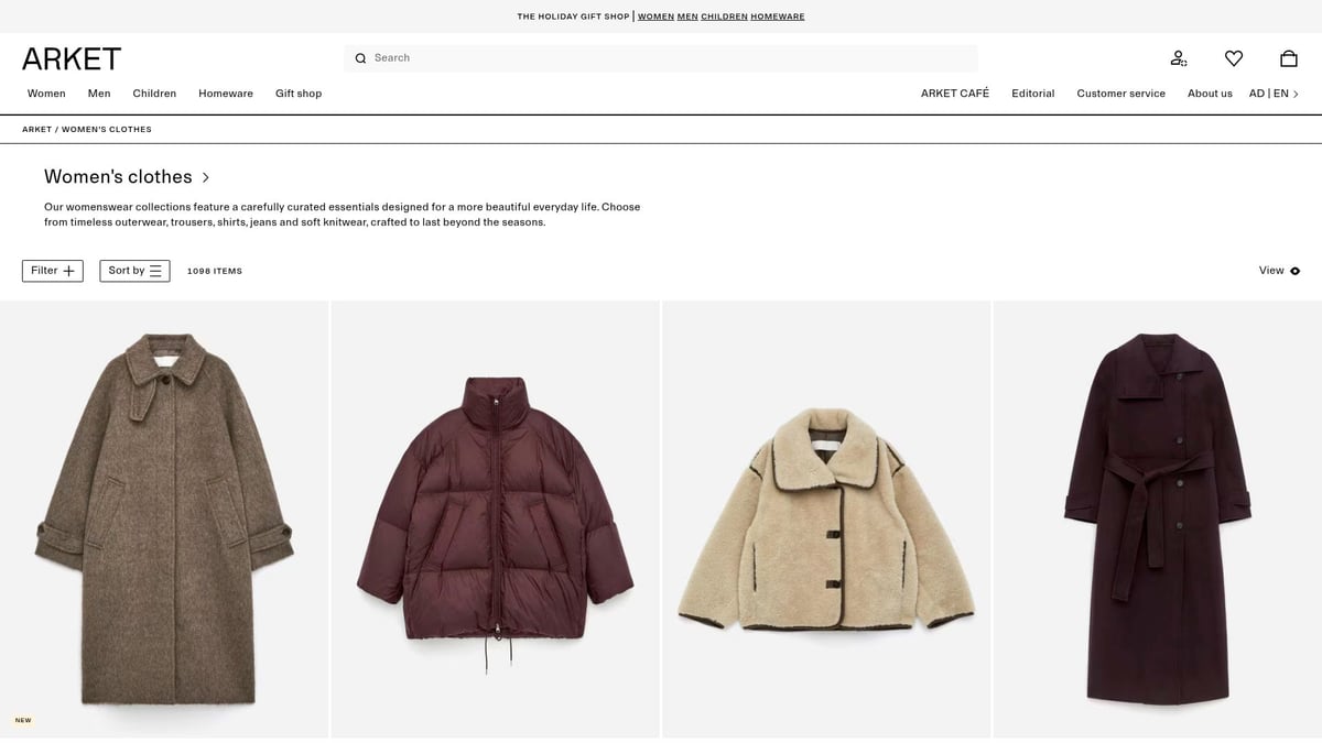 7 Onmisbare Modemerk Dames Trends voor 2025 - Arket – Scandinavische minimalisme en duurzaamheid