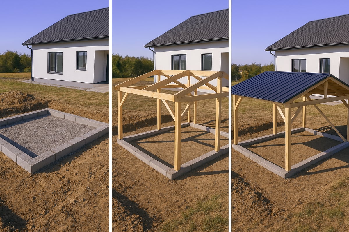 Rakentamisen vaiheet: vaihe vaiheelta