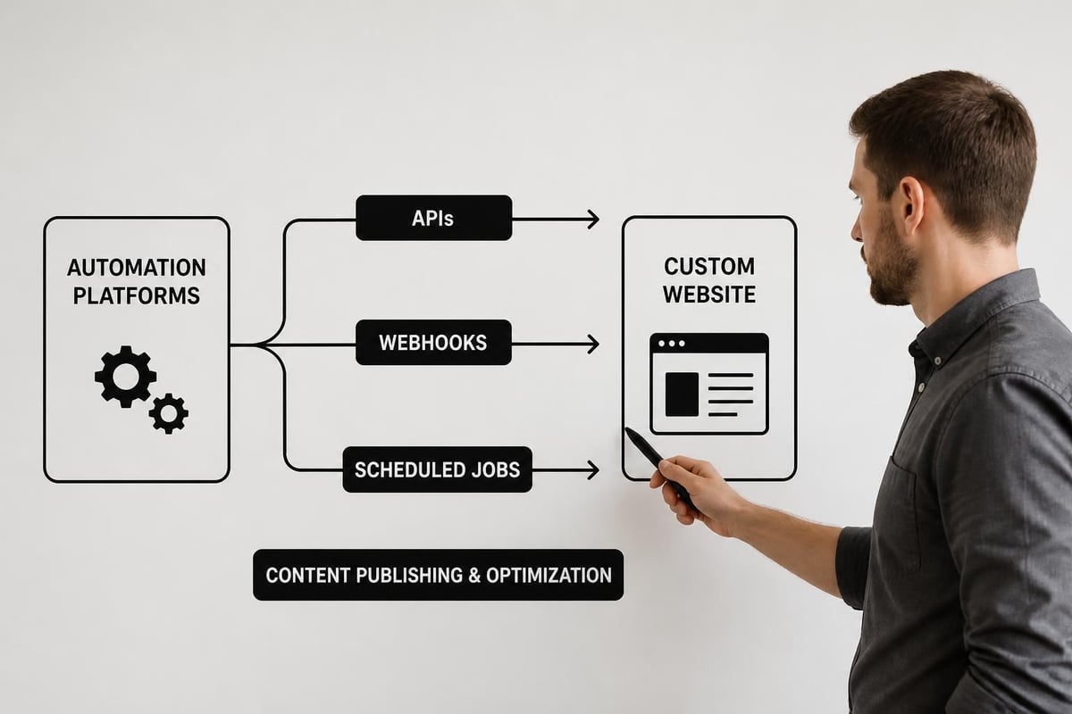 SEO automation integration architecture