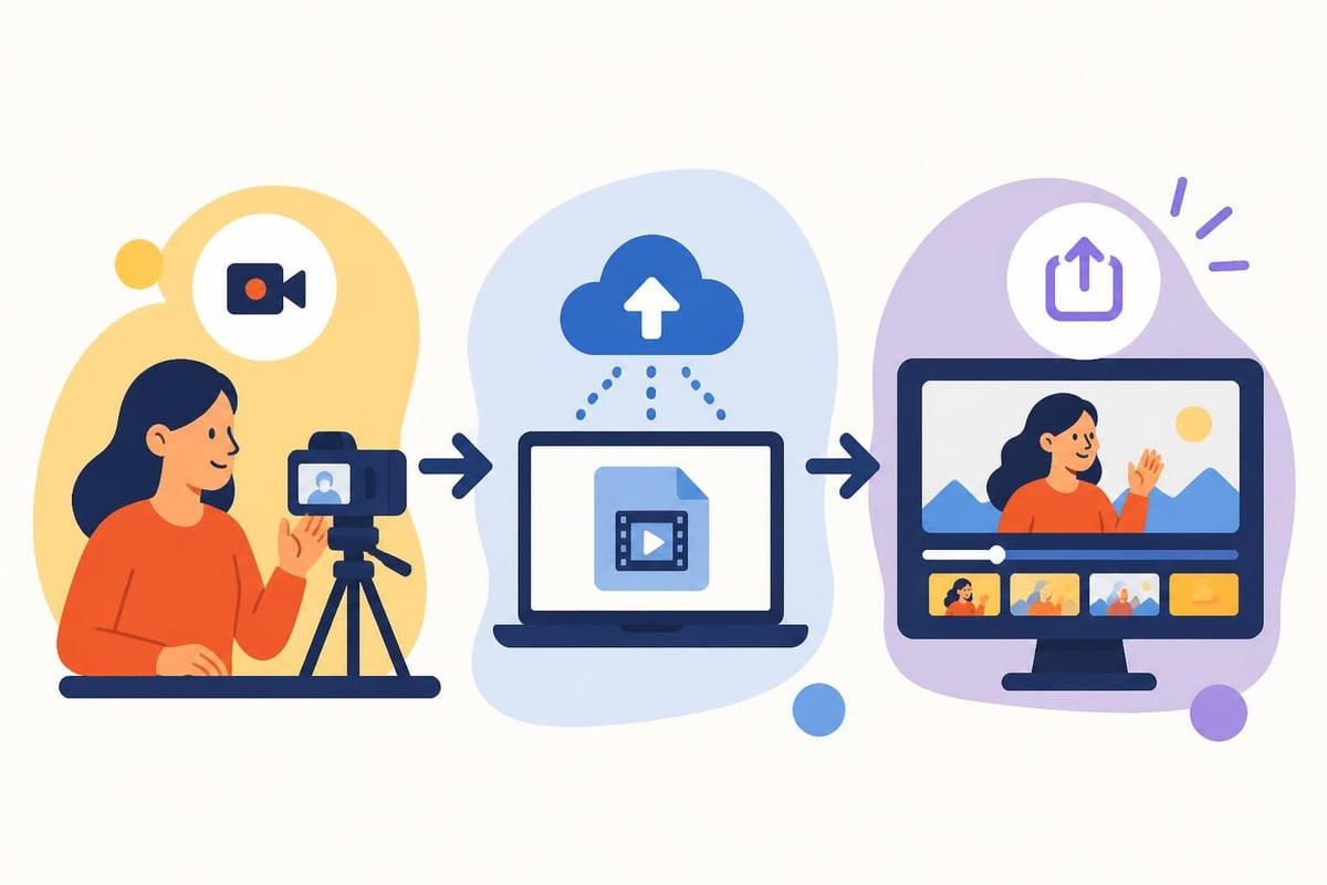 Professional video editing workflow