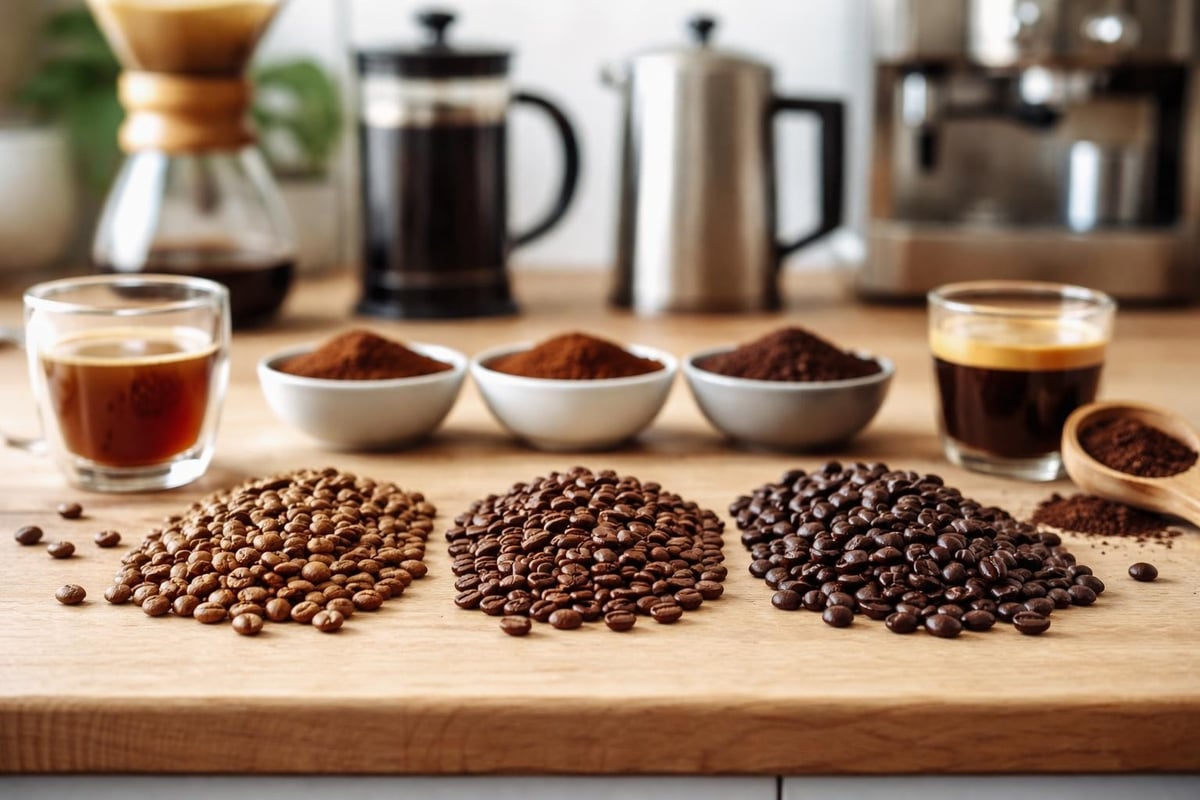 Home coffee bean selection process