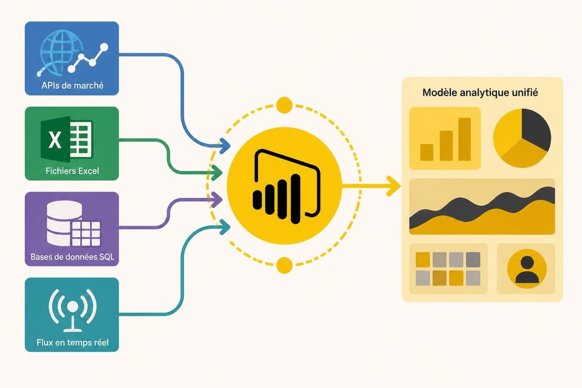 Power BI data connection workflow