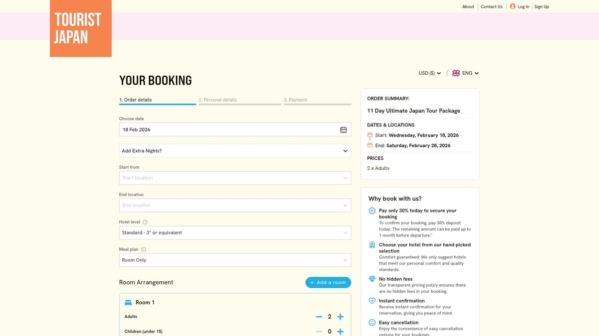 8 Best Package Tours Japan Offers in 2026 - 11 Day Ultimate Japan Tour Package (Tourist Japan)