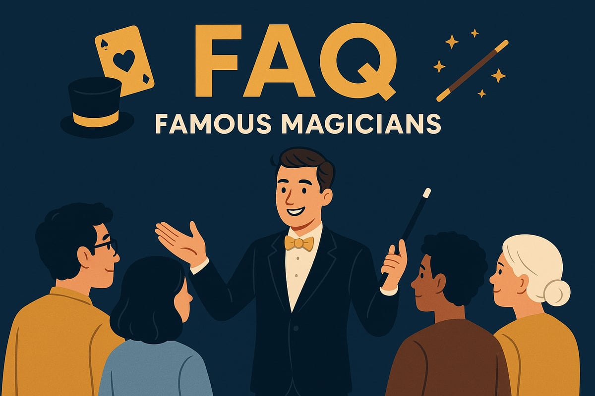 FAQ sur les Magiciens Célèbres et la Magie Moderne