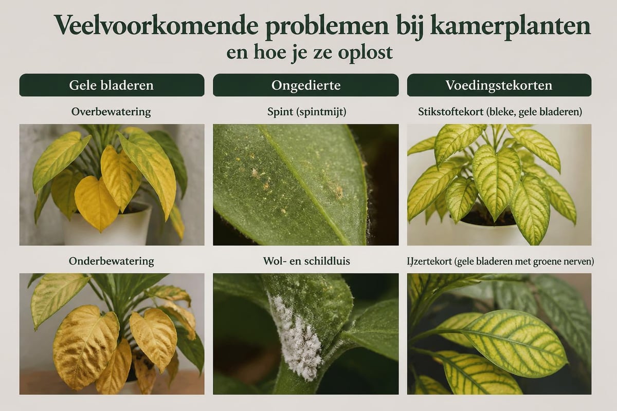 Plantproblemen herkennen oplossen