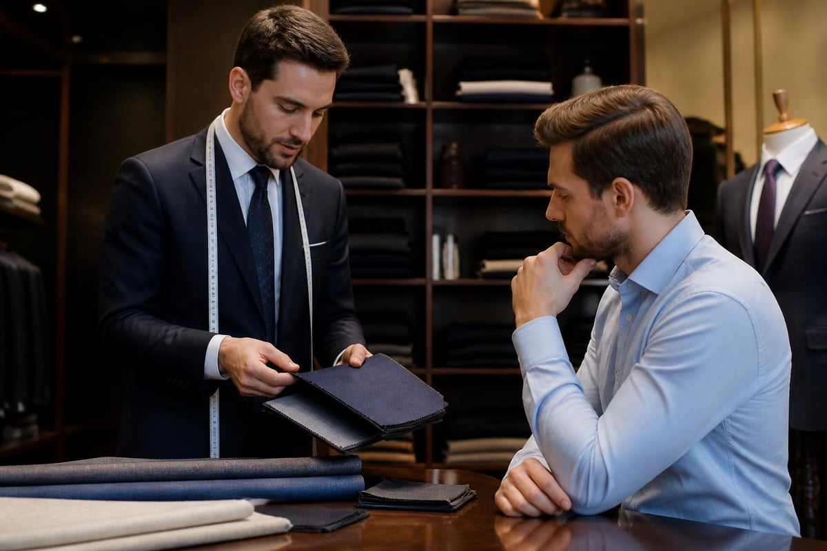 Custom tailoring consultation