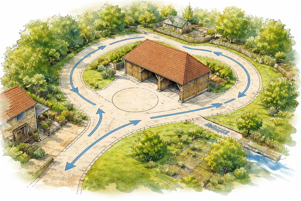 Garage site planning