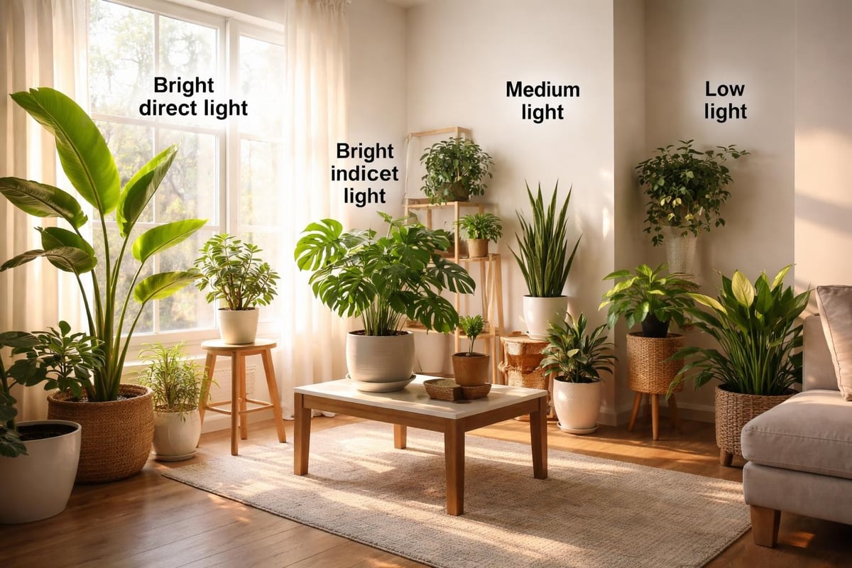 Plant light requirement zones