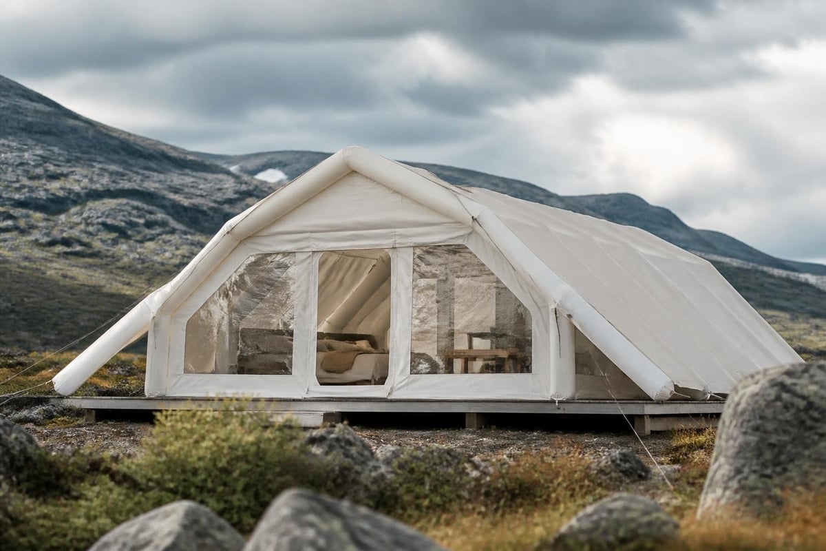 Weather resistance in glamping tents