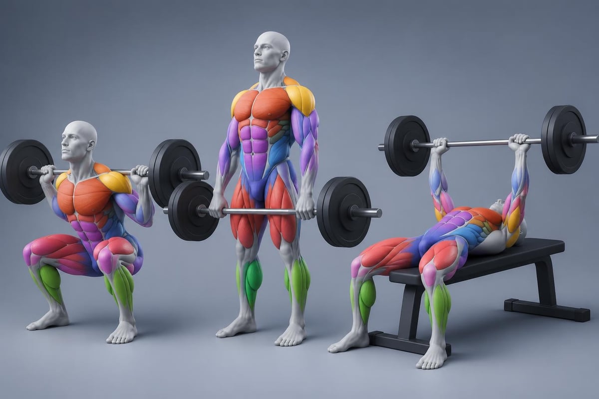Compound movement muscle activation