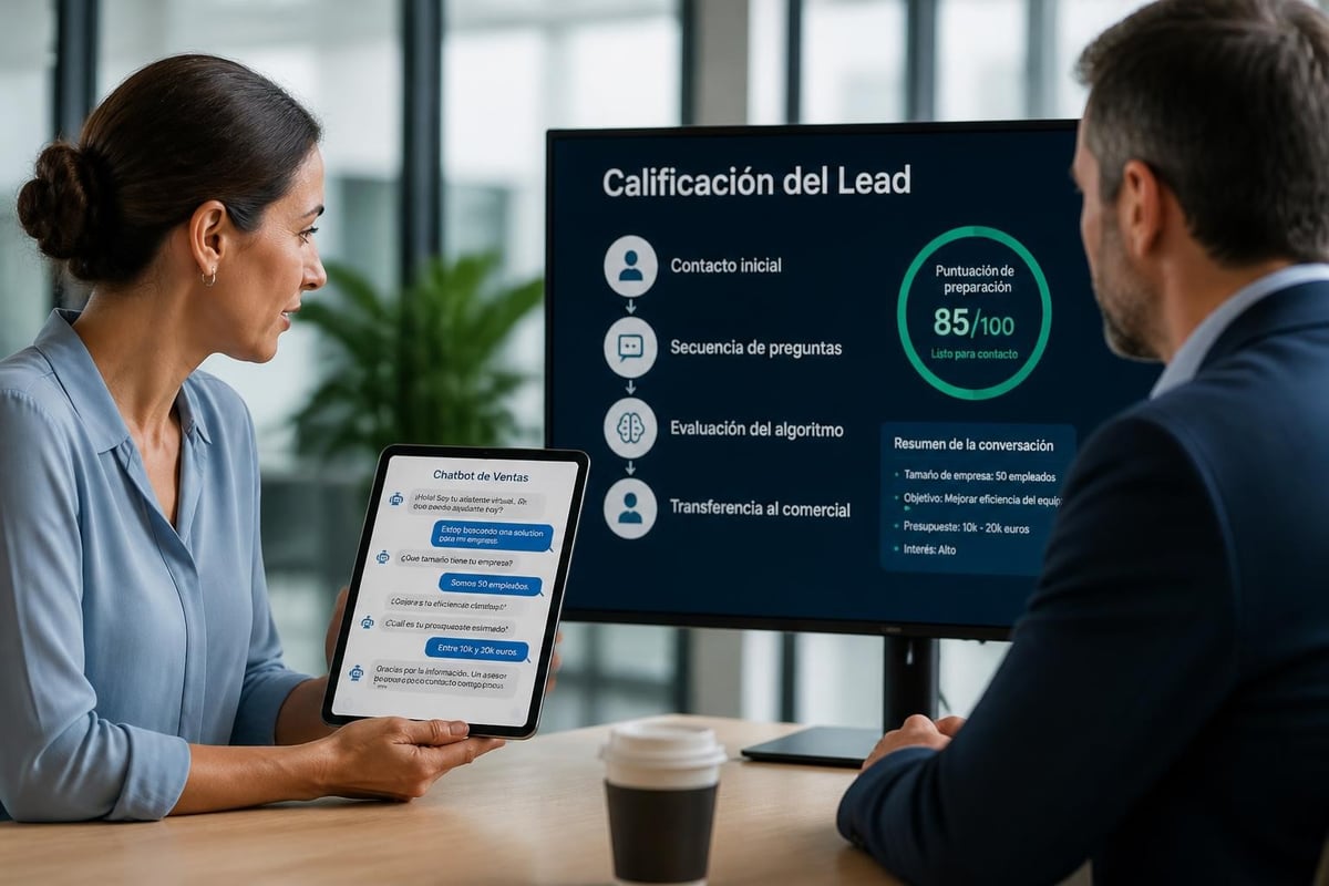AI chatbot qualification workflow