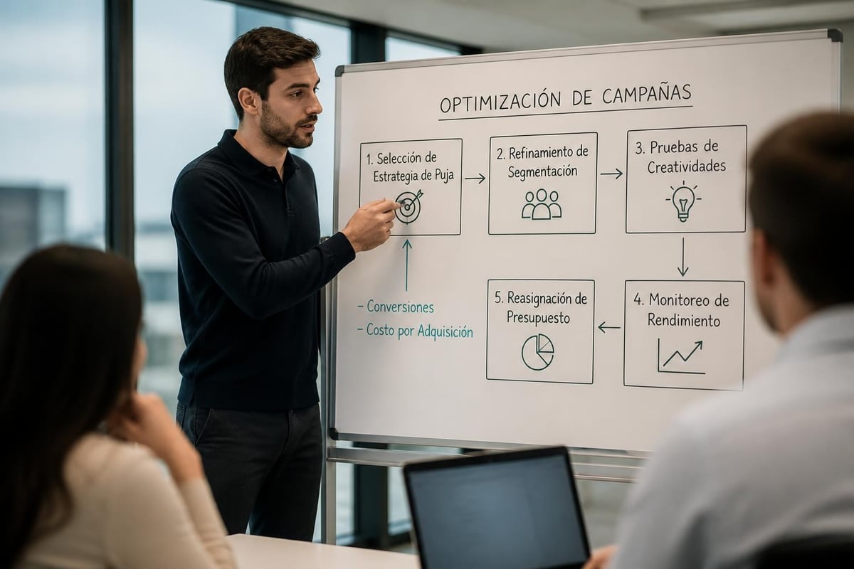 Paid advertising optimization cycle