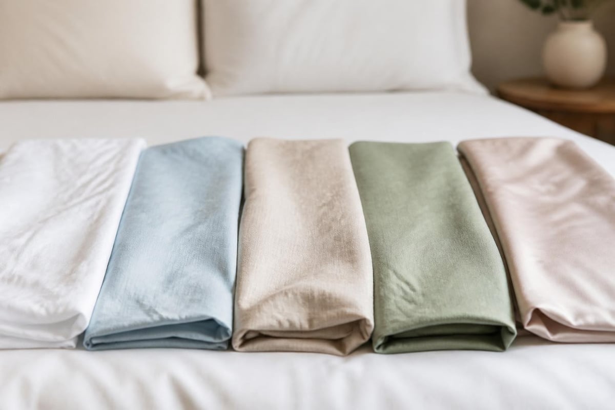 Bedding sheet material properties