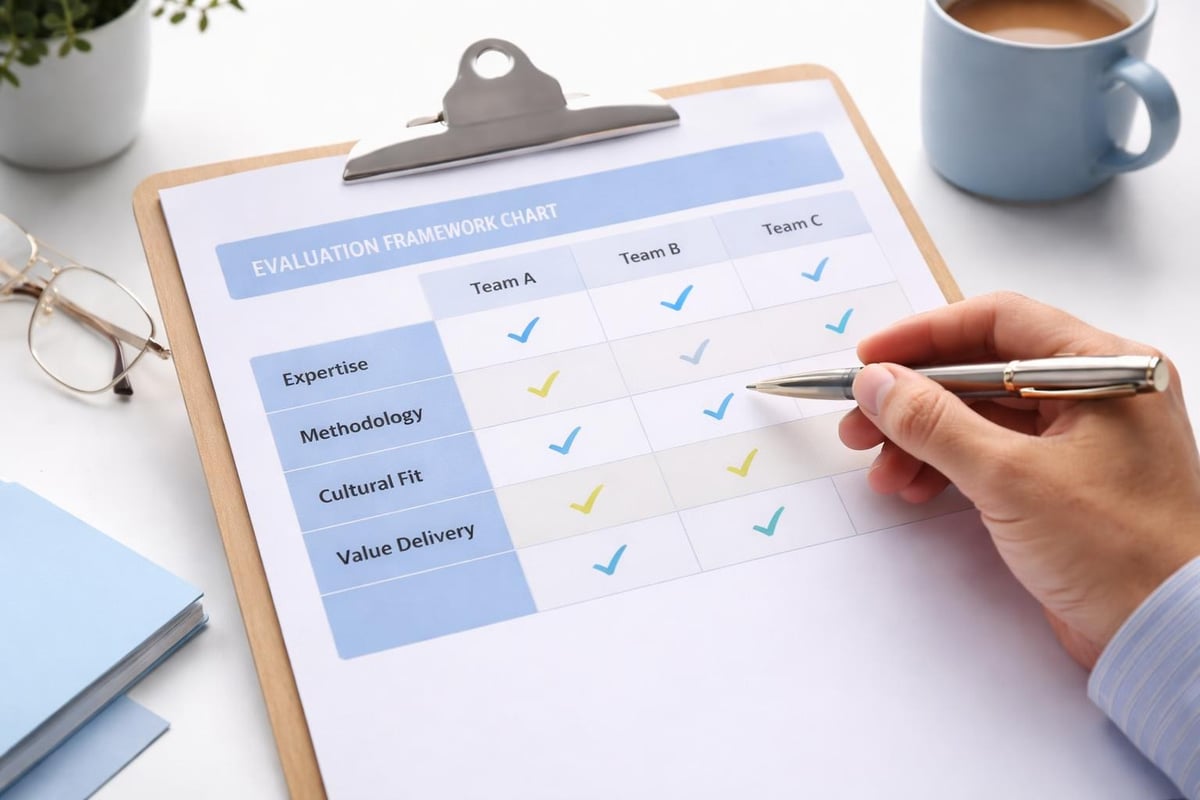 Strategy consulting team selection criteria