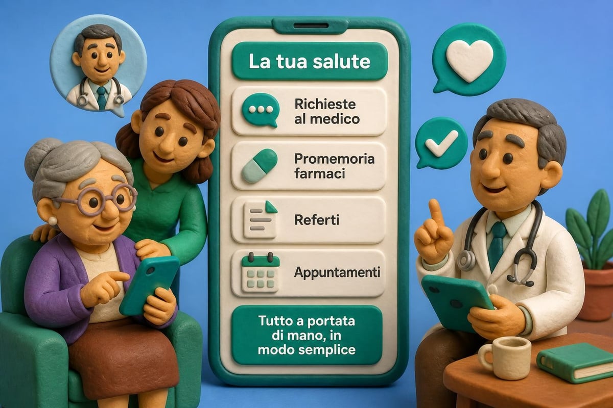 Gestione digitale della salute per anziani
