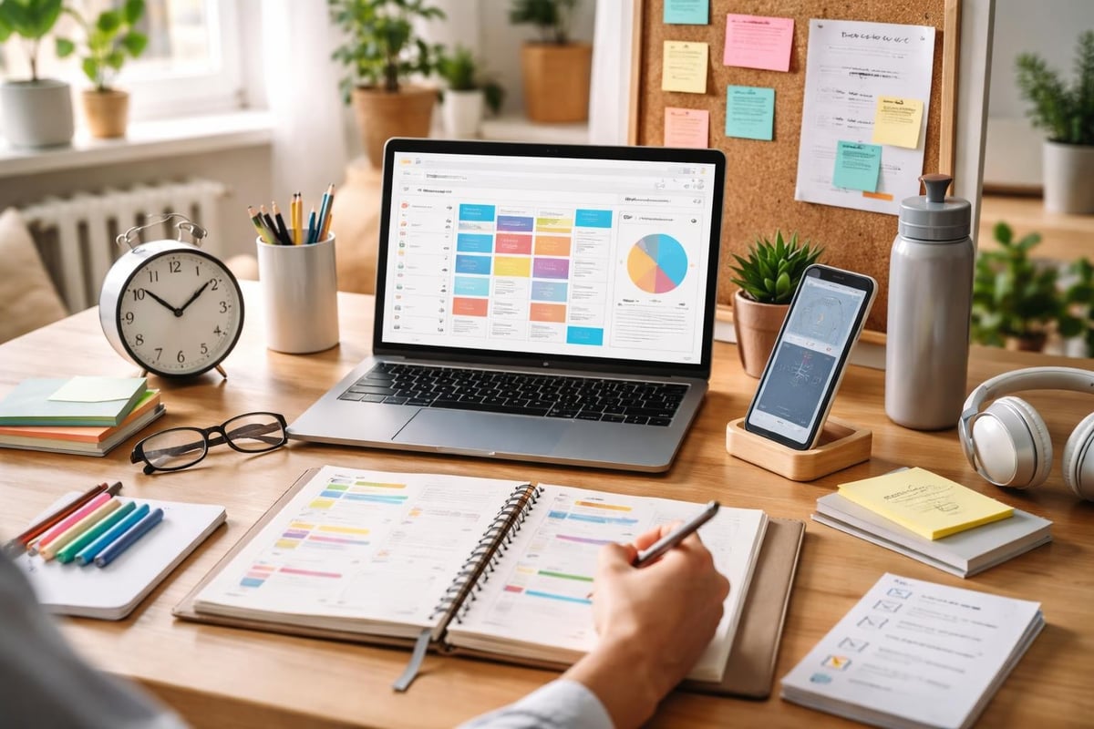 Homeoffice-Produktivitätssystem