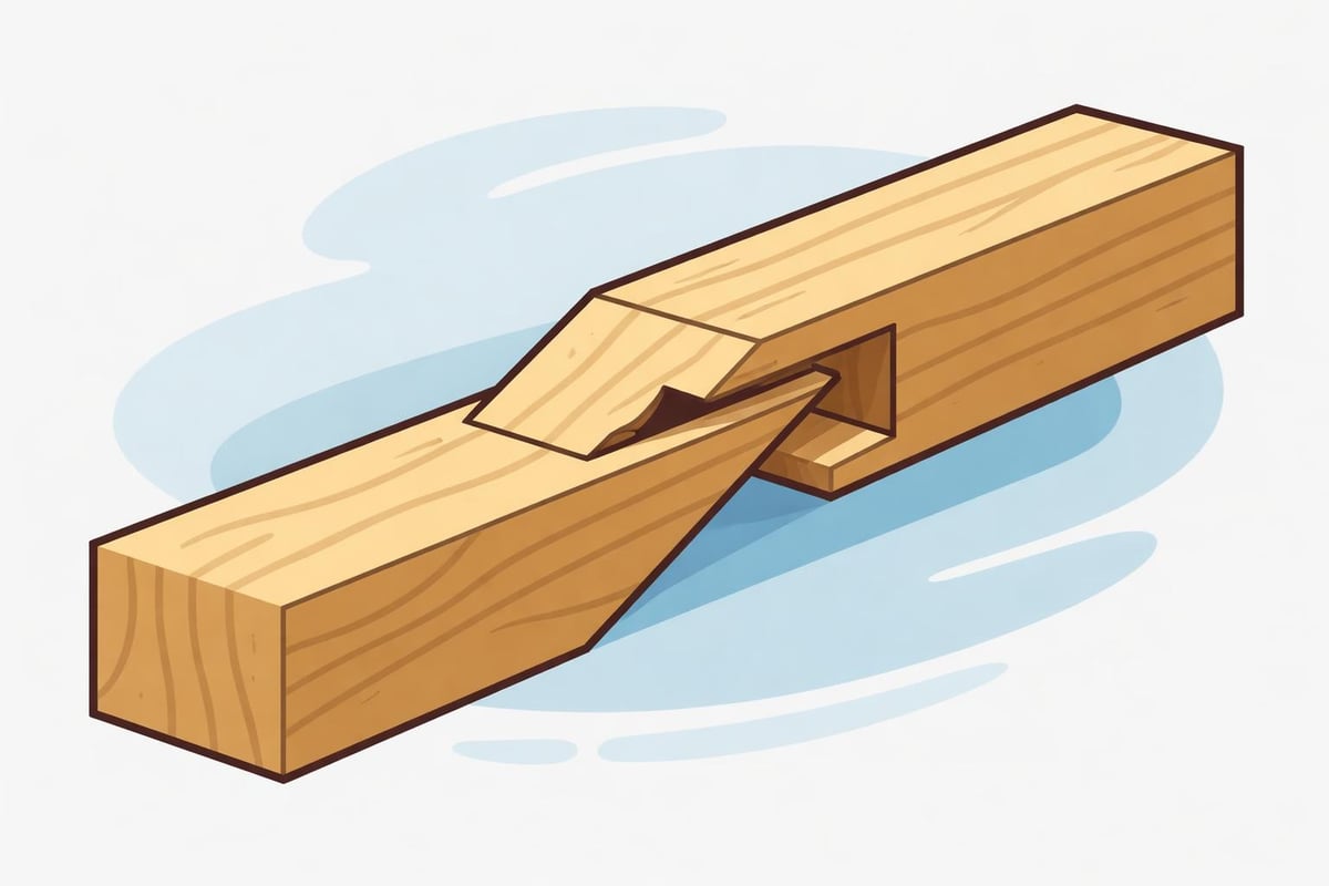 Scarf joint geometry