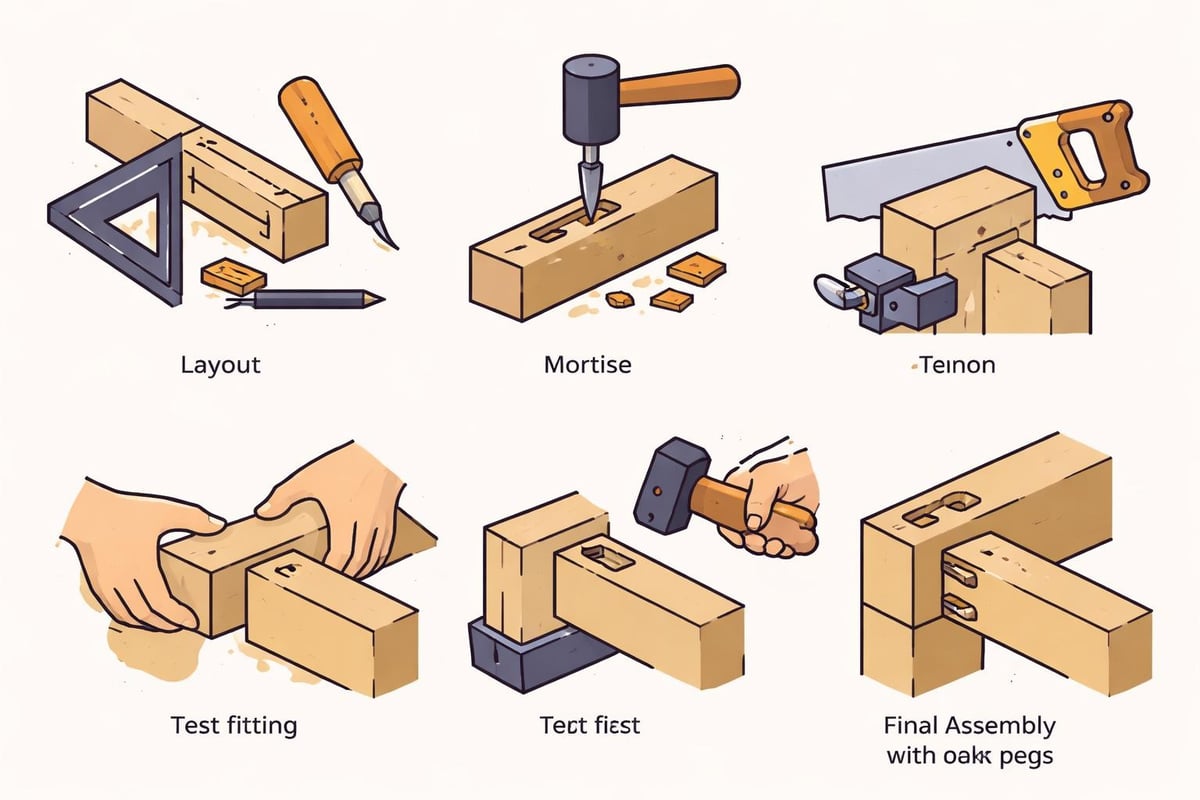 Joint fabrication sequence