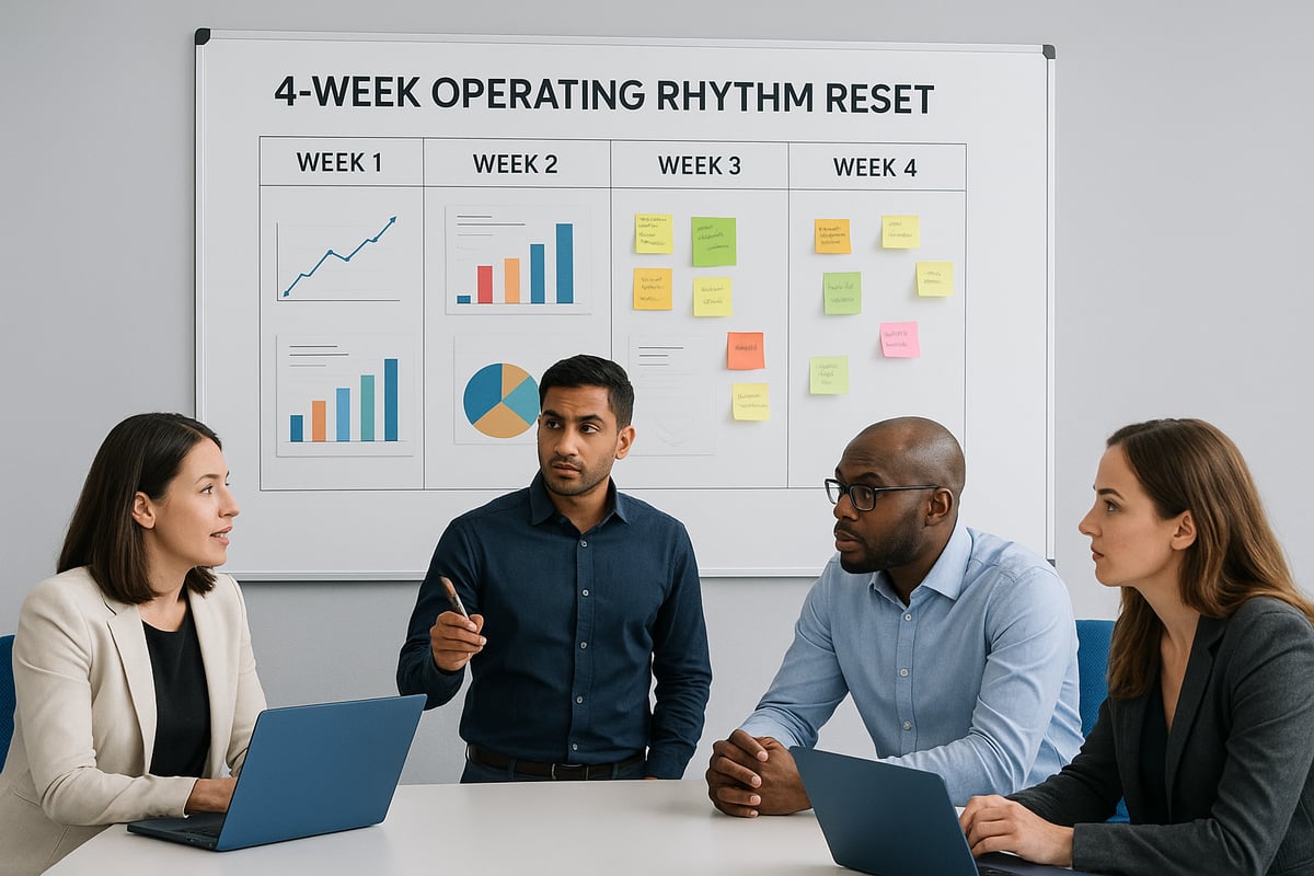 The 7–30 Day Playbook: Resetting Your Operating Rhythm