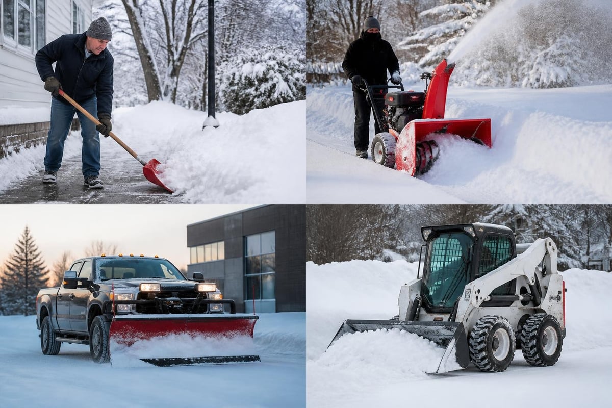 Snow removal equipment comparison