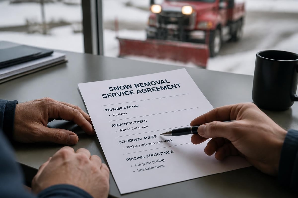 Snow removal contract evaluation