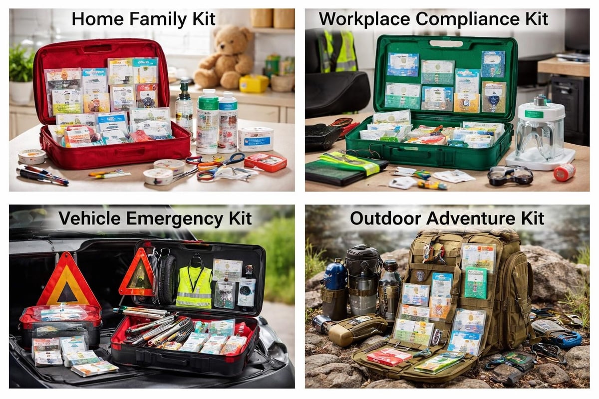 First aid kit categories