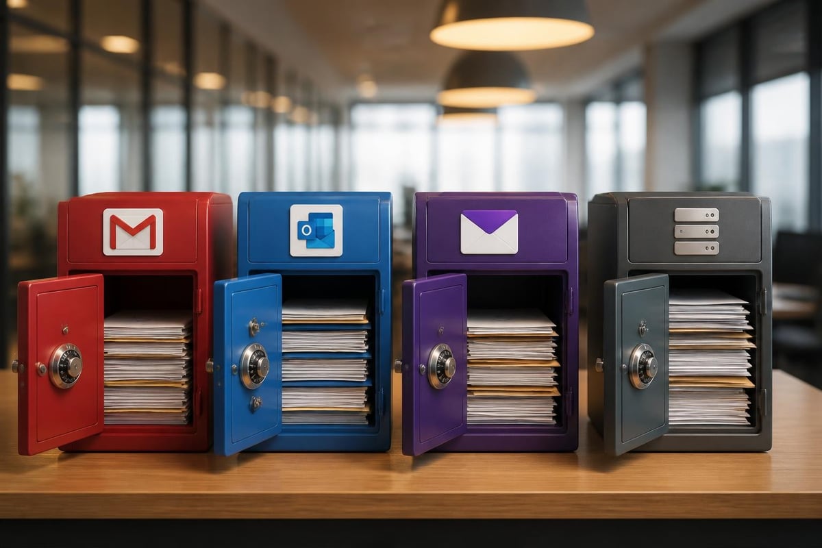 E-Mail Größenlimits verschiedener Anbieter