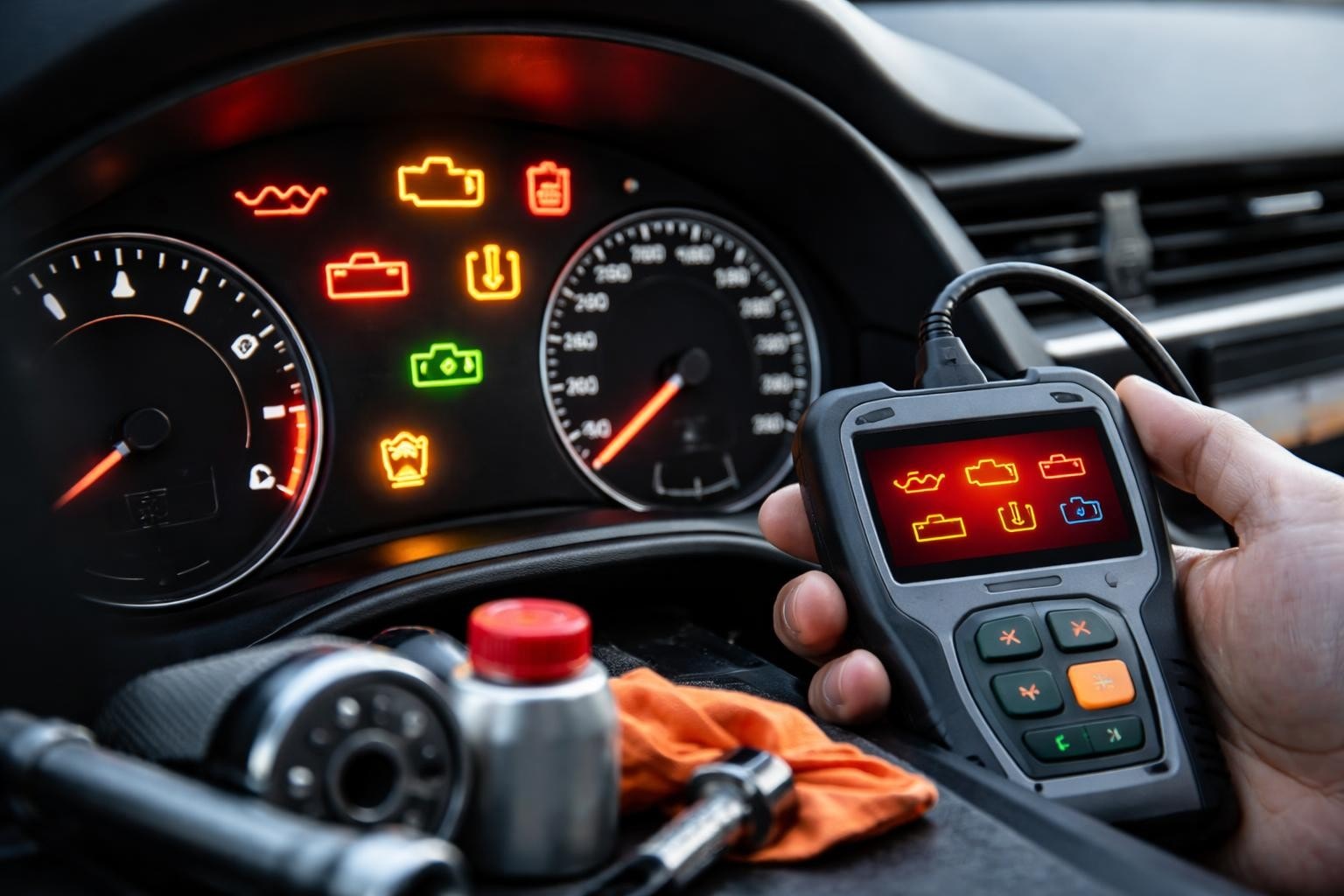 Car Maintenance Sign: Essential Warning Lights & Indicators