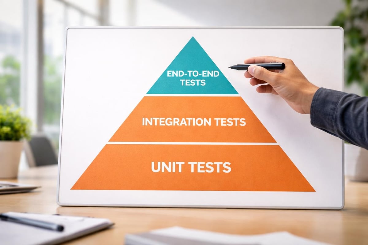 Enterprise Software Development Services Guide Software testing pyramid