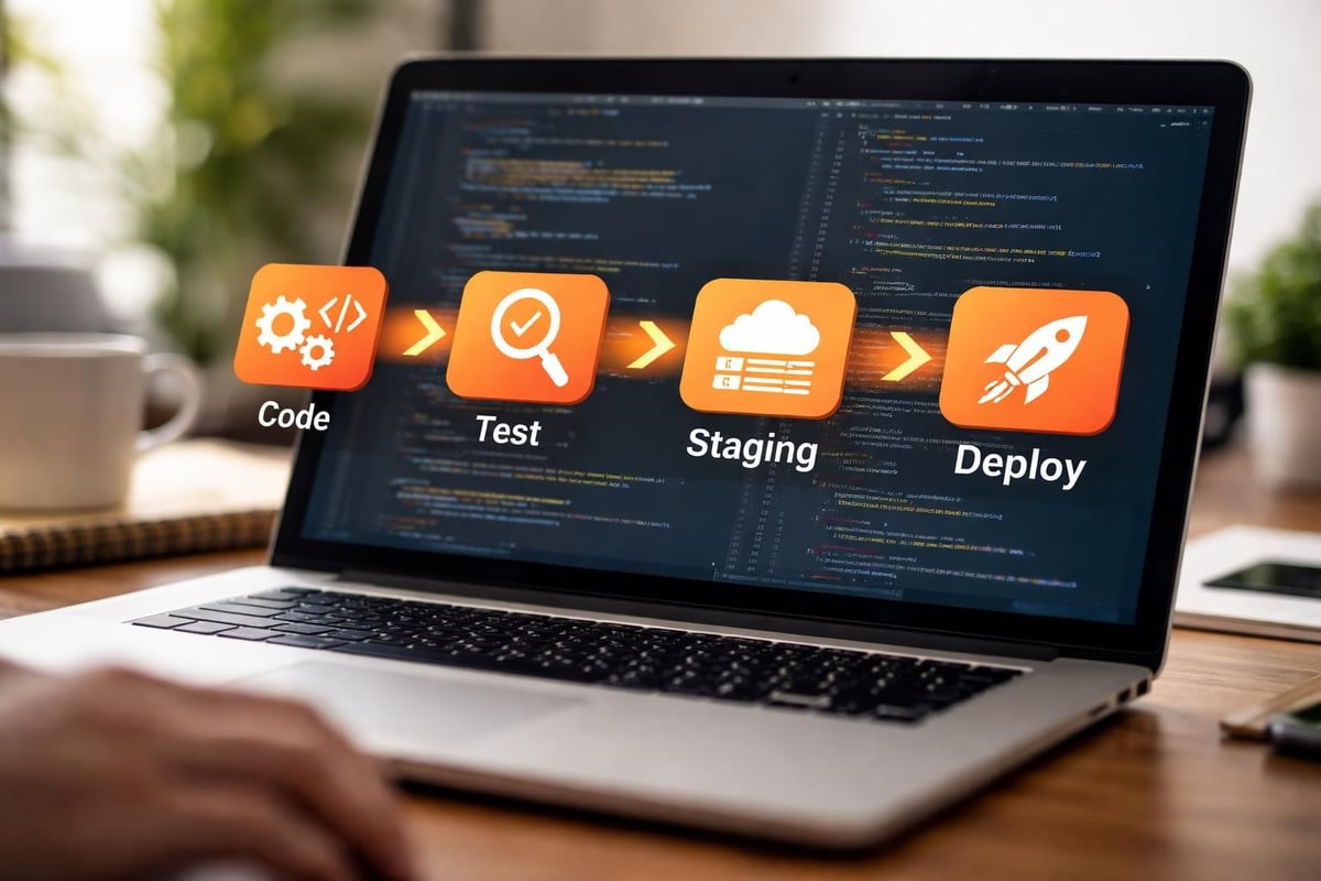 Enterprise Software Development Services Guide CI/CD pipeline stages