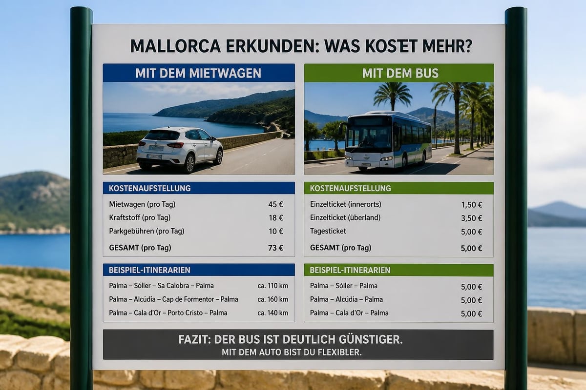 Mallorca transportation costs