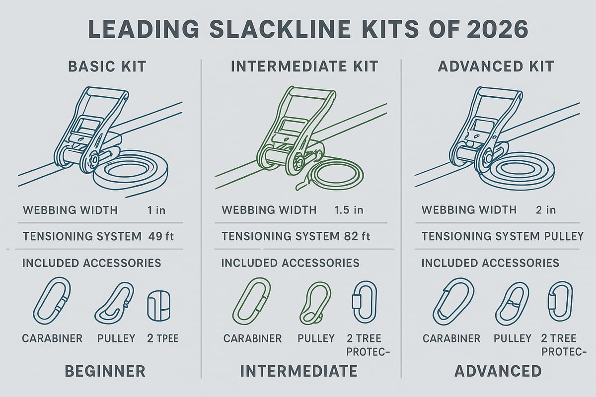 Comparing Top Slackline Kits of 2026
