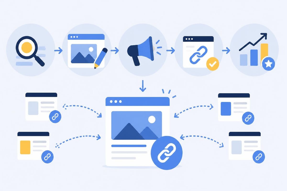 Content link building workflow