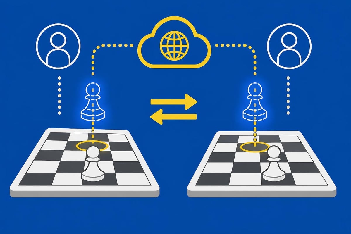 Remote chess gameplay connection
