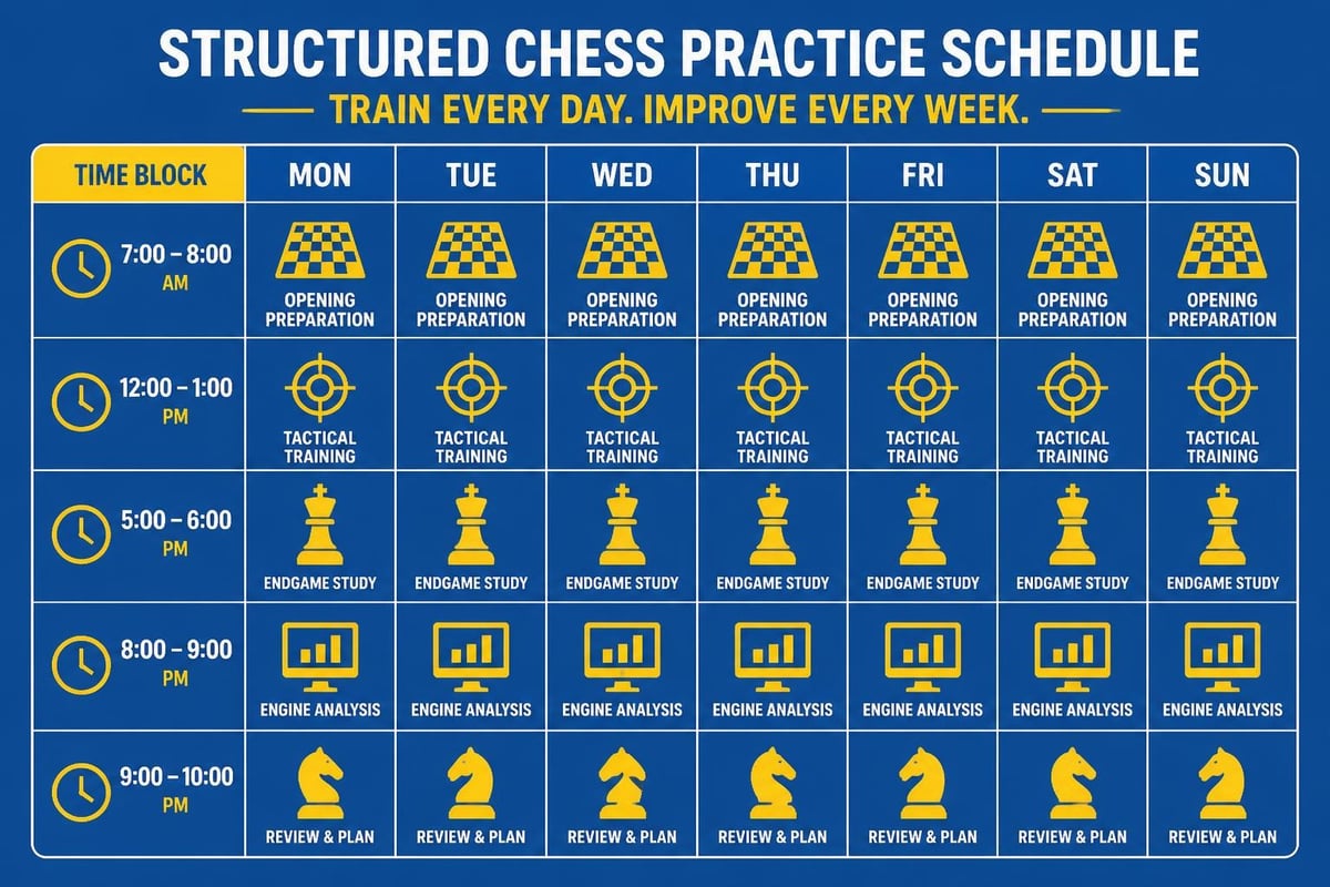 Daily chess training routine