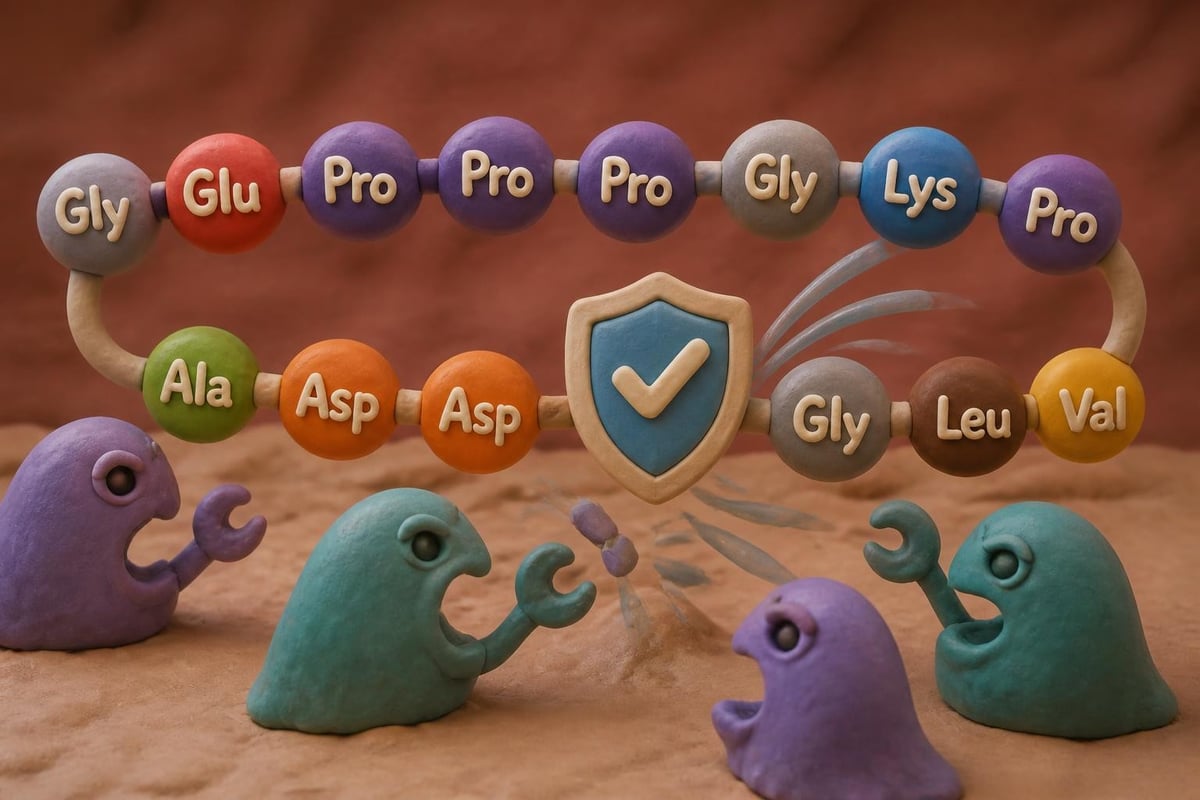 BPC 157 amino acid sequence and molecular structure
