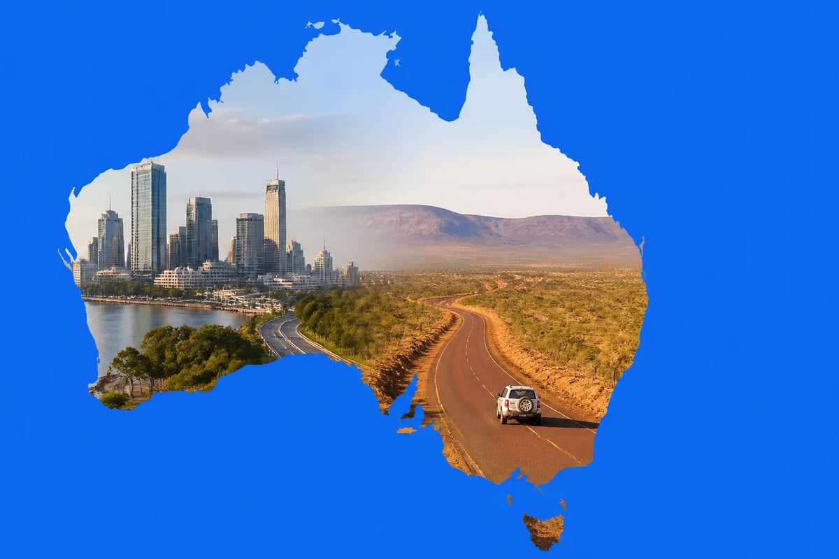 Australian network coverage zones