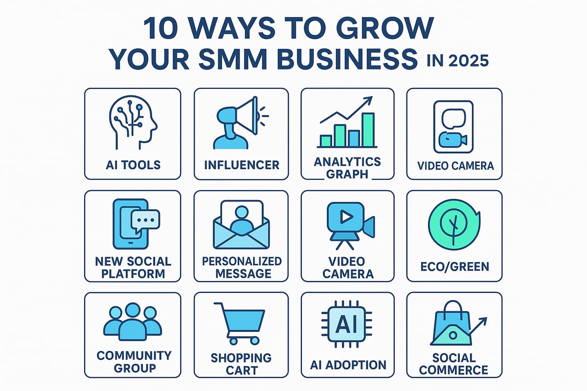10 Ways to Grow Your SMM Business in 2025