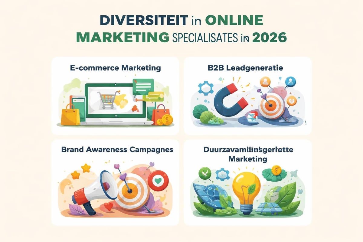 Online marketing specialisaties