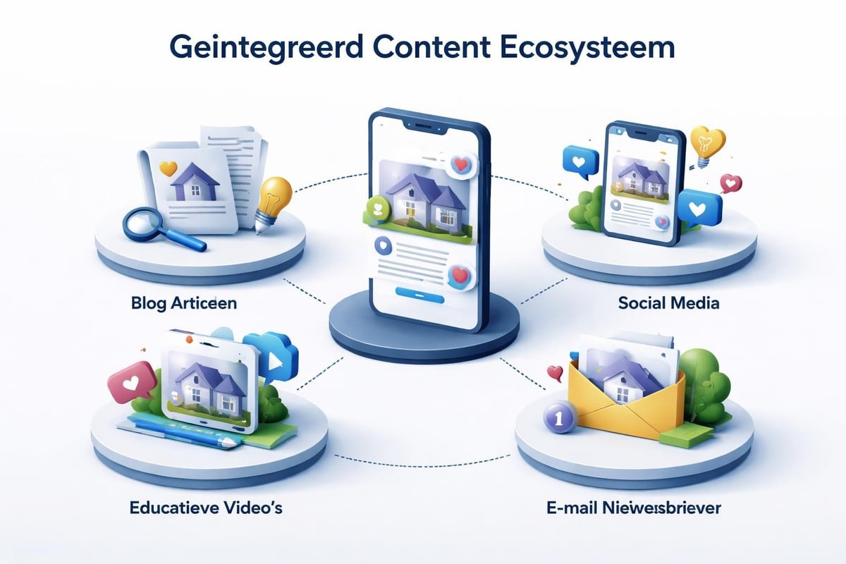 Content marketing vastgoed ecosysteem