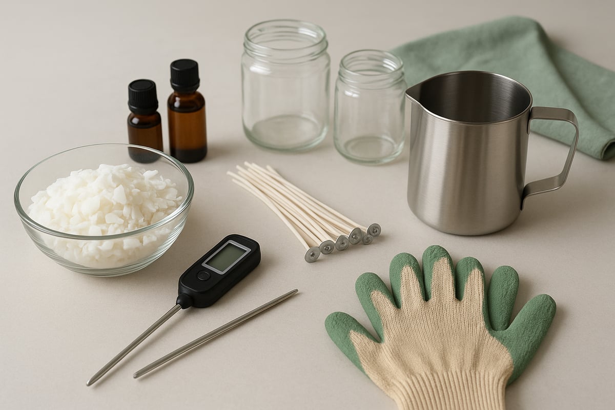 Essential Tools and Materials for Soy Candle Making